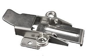 Draw Latch, No Restriction, Short Blade, Steel, Zinc Plate, Southco V4-0006-02, McMaster 1501A32  