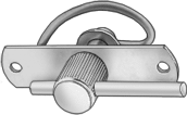 Spring Cam Latch,T-Bar, self adjusting,SOUTHCO 57-10-301,Knurled Knob