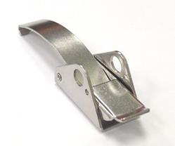 Over center Draw Latch with Button Strike, Stainless 3-3/8" Long x 15/16" Wide,Southco 97-50-320, M