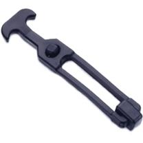 Flexible Draw Latch, Front Mount, Large, Rubber, Black , Large, 8.70 when latched. , Southco F7-73, 